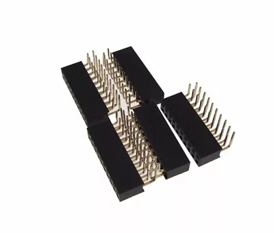 20 POS 2x1 2.0mm Pitch Female Socket Header Right Angle Through Hole - Pack Of 5 • $1.35