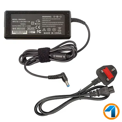 19V 3.42A For ACER LAPTOP CHARGER AC ADAPTER POWER SUPPLY + 3 PIN UK MAINS CABLE • £11.49