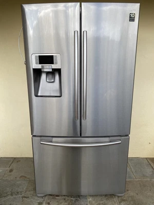 £104 • Buy Stainless Steel French Style Samsung American Fridge Freezer With Ice,Crushed Ic