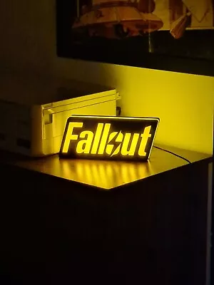 FALLOUT USB LED Light Up Sign Light Box USB Lamps • £19.99