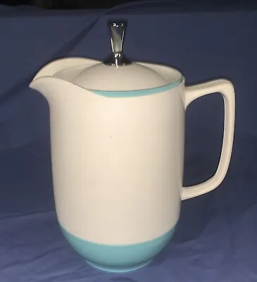 $23.88 • Buy F5 8” Aqua TURQUOISE VACRON Bopp-Decker Vacuum Plastic COFFEE TEA PITCHER MCM