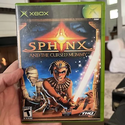 Sphinx And The Cursed Mummy (Microsoft Xbox) COMPLETE W/Manual  Tested Free Ship • $14.49