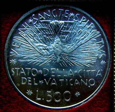 1978 Italy VATICAN SEDE VACANTE Rare Silver COIN UNC Official Red Box • $19.99