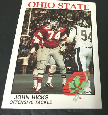 $3.99 • Buy JOHN HICKS Kroger & WBNS 10 T.V. Football Oddball Card Ohio State Buckeyes RARE