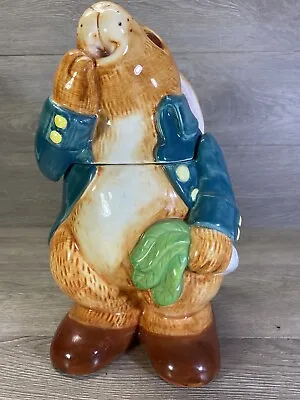 VTG SIGMA The Tale Of Peter Rabbit By Beatrix Potter 11  Cookie Jar/Container • $49.99