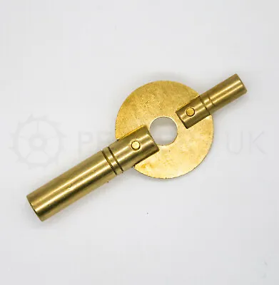 Double Ended Clock Key Brass Winding 1.95mm X 2.50mm To 6.75mm • $5.20