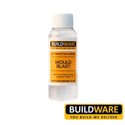 £9.41 • Buy Anti Mould Paint Additive Prevention Treatment 50ml Concentrate For 10L Paint 