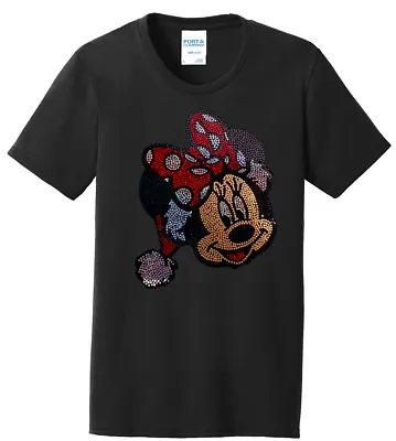 Women's Minnie Mouse Disney Christmas Ladies Tee Shirt T-Shirt S-4XL • $25.49