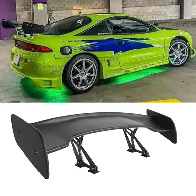 For Mitsubishi Eclipse Coupe Matte Rear Trunk Spoiler Racing GT Wing High Stand • $145.47