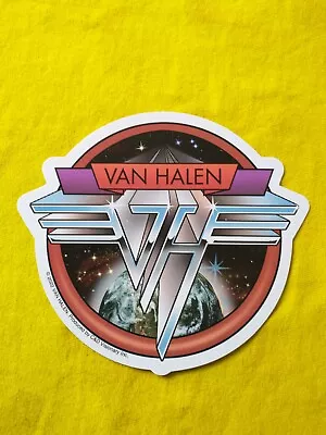 Van Halen Space Logo 5 X 4.25 Inch Sticker • $4.99