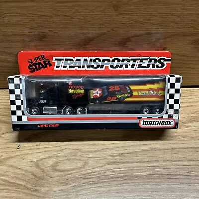 1992 Matchbox Super Star Transporter -  #28  Davey Allison - Texaco / Havoline • $17.99