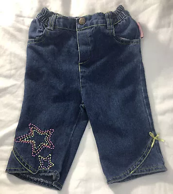 Toddler Girl’s Sesame Street Elmo Jeans Pants 24 Months Stars • $7.99