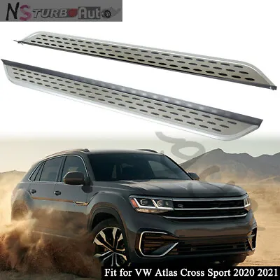 Fits For VW Atlas Cross Sport 2020-2024 Side Step Nerf Bars Running Boards  • $309