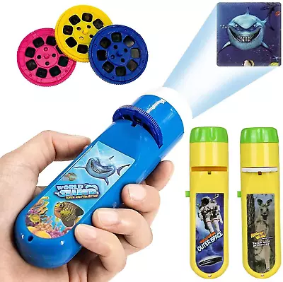 $6.99 • Buy Kids Eductional Toys Torch Night Projector Light For 2-10 Year Old Boy Girl Gift