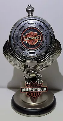 Franklin Mint Harley Davidson MotorCycles Pocket Watch Heritage Softail Stand MC • $49.87