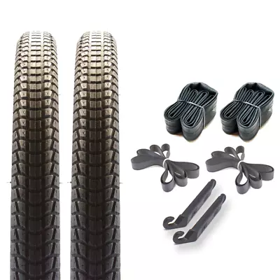 Pack Of 2 PREMIUM 26x1.95 Bike Tire & Tube Kit - Universal Fit High-Quality MTB • $39.95