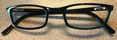 ROCHESTER R-5A Cellulose Acetate Black Frame 52-24-155mm Military Eyeglasses 1X • $7.99