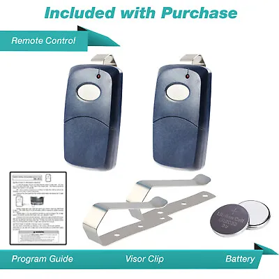 2x For Linear 3089 Multi-Code Remote MCS308911 Transmitter Garage Gate Blue • $18.95