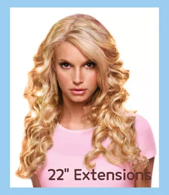 Jessica Simpson 22  RELAXED CURL Clip-in Extensions | CHOOSE YOUR COLOR! • $24.99