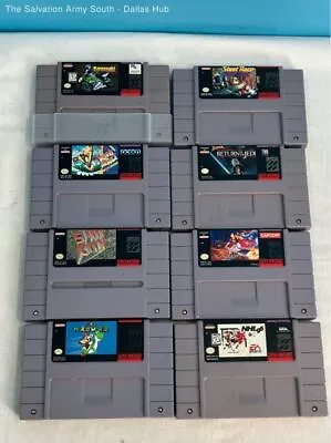 Lot Of 8 Assorted Nintendo SNES Games • $14.99