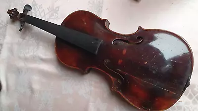 Old 4/4 Violin Violon  Stainer  Branding  1 Part BACK  Needs Repair! • $249