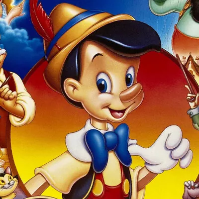 Vintage 1992 Pinocchio Ticket Walt Disney Dickie Jones Christian Rub Mel Blanc • $142.50