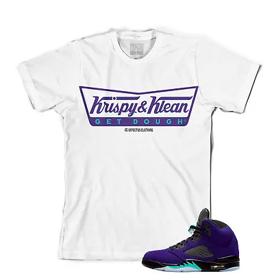 Tee To Match Air Jordan Retro 5 Alternate Grape Sneakers. Krispy Klean Tee  • $24