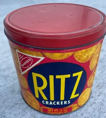 Vintage Ritz Crackers Tin Metal Container • $10