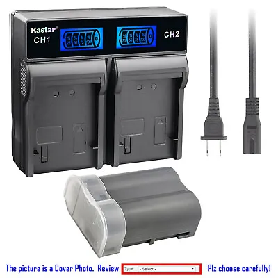 Kastar Battery LCD Rapid Charger For Nikon ENEL15e MH25 Nikon MB-D14 MB-D15 Grip • $19.99