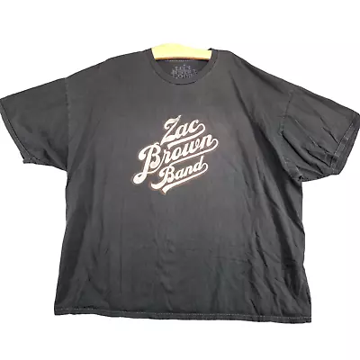 Lucy Justice Goods Men's Zac Brown Band T-Shirt Men's Black XXXL Southern Ground • $20