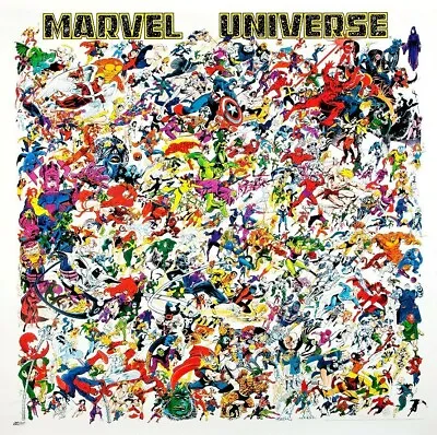 $45 • Buy Marvel Comics Marvel Universe Superhero 24 X 24 Reproduction Promo Poster