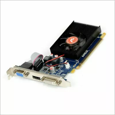 AMD ATI Radeon HD 7450 2GB VGA DVI HDMI PCI-E Low Profile Video Card HD7450 • $39.68