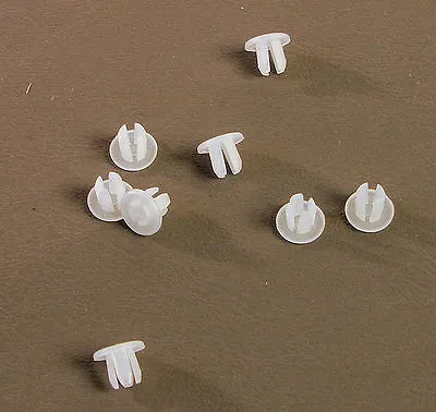 (8 PACK) 1/8  Off White Plastic Hole Plugs Fits Thickness .031 -.094   HPW-125 • $5.50