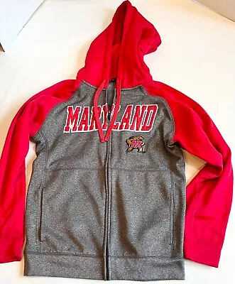 CHAMPION University Of Maryland Terrapins Zip Hoodie Sz S • $25