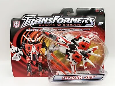 Transformers Robots In Disguise Storm Jet 2002 Hasbro- Figure Sealed Level 3 • $35.99