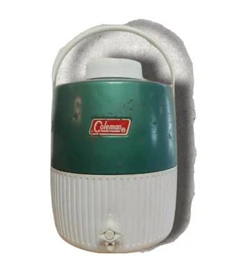 $29.99 • Buy VTG Coleman 3 Gallon Thermos Green Made In USA Water Jug Cooler 80s 90s 70s Camp