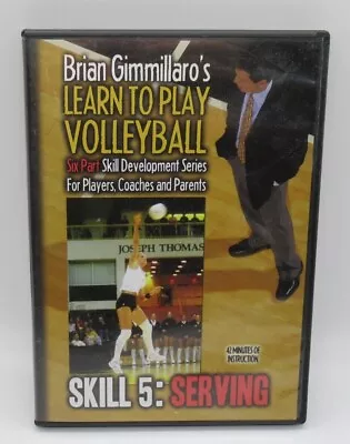 Brian Gimmillaro's Learn To Play Volleyball - Skill 5: Serving Dvd Instruction • $14.99