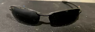 Maui Jim MJ Sport Hookipa Black Sunglasses - Missing One Ear Piece & Nose READ • $12.99