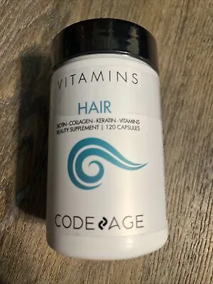 Codeage Hair Vitamins Biotin/Collagen/Keratin/Vitamins 120 Caps 09/2025 • $44.75