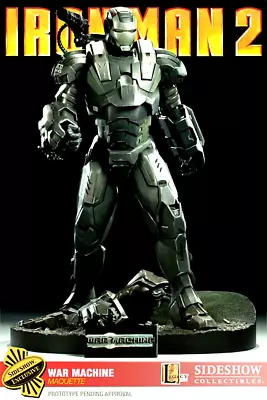 Sideshow Exclusive War Machine Maquette | Iron Man 2 Movie | Avengers • $899.99