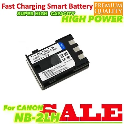 Battery For CANON EOS 350D 400D NB-2LH NB-2L PC1018 E160814 G9 G7 1800MAH • $15.77