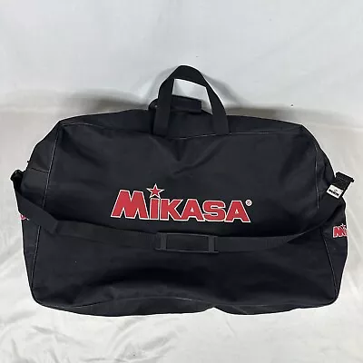 Mikasa Volleyball Ball Shoulder Bag Case For Balls & More Black Red • $57.61