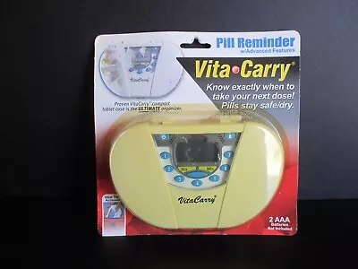 NOS Vitacarry Advanced Pill Reminder With Advanced Features • $19.99