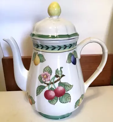 Villeroy & Boch FRENCH GARDEN FLEURENCE 8-3/4  LARGE COFFEE POT W/LID READ • $33.99