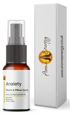 Anxiety Pillow Spray | Essential Oil For Anxiety Sleep Spray Room Mist Vegan • £4.99