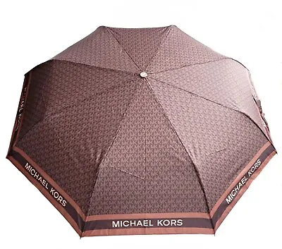 Michael Kors Umbrella Travel Braun New • $110.58