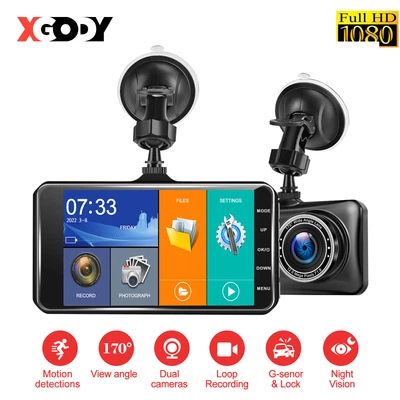 $42.19 • Buy 1080P Car Dash Camera Video DVR Recorder Front And Rear Night Vision Dual Cam 4 