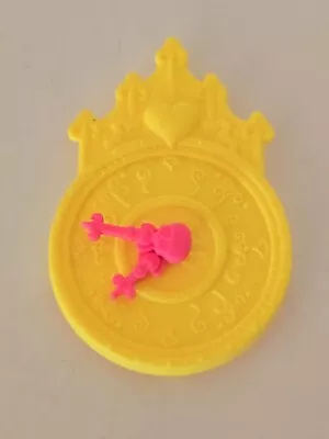 Monster High Freaky Fusion Catacombs Castle Replacement Part Yellow Clock • $9.95