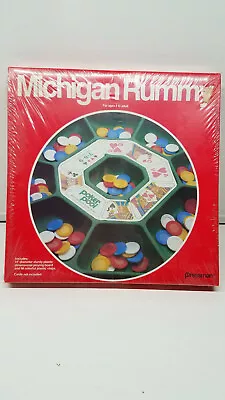 Vintage 1980 Pressman--MICHIGAN RUMMY--New Sealed In Plastic • $35.16