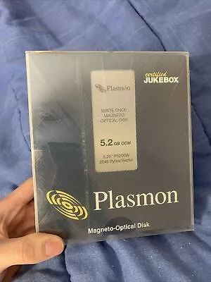 5pk Plasmon Write Once (Worm) Magneto-Optical Disk 5.2gb CCW P5200W NEW • $35